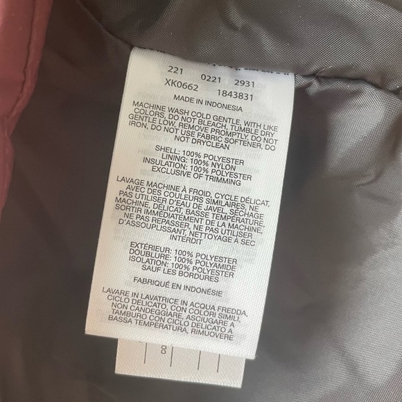 NWOT COLUMBIA Snowmelt Valley II Jacket burgundy - XS - Picture 10 of 15